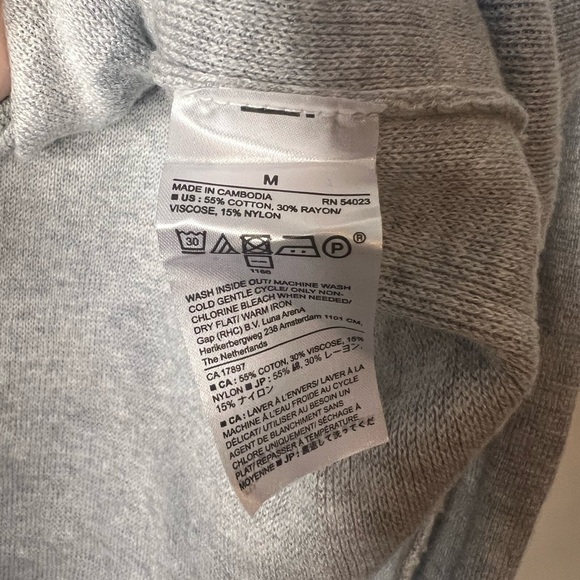 Banana Republic Light Gray Turtleneck Sweater - Picture 5 of 8